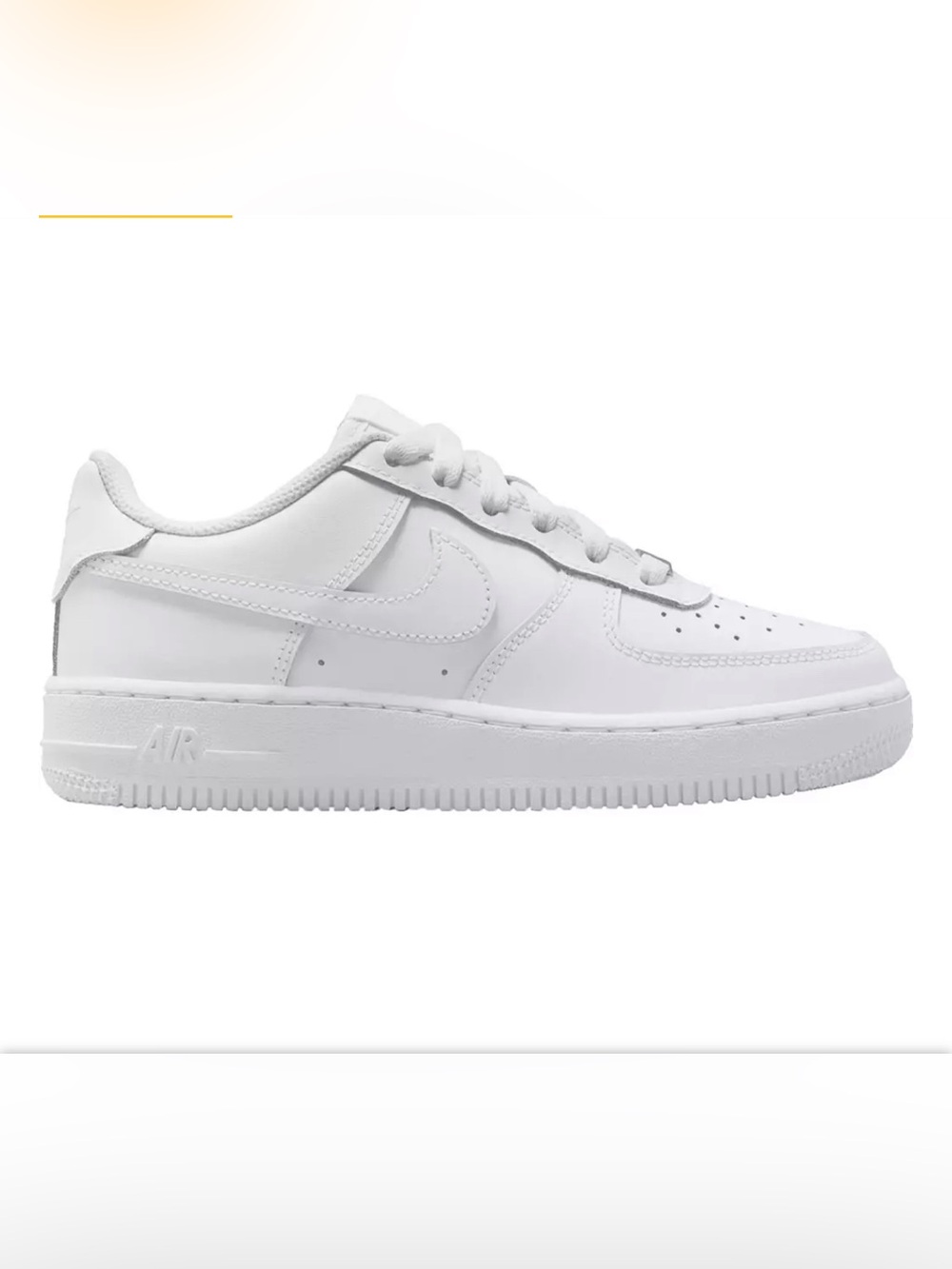 Nike Air Force 1 Low — White Leather Sneaker